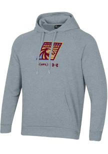 Under Armour Michigan Panthers Mens Grey Rival Long Sleeve Hoodie