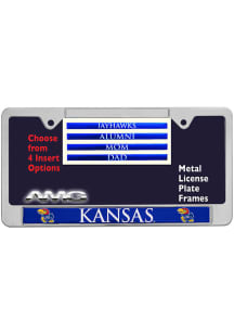 Kansas Jayhawks 4 Pack Insert License Frame