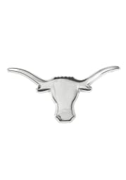 Texas Longhorns Chrome Car Emblem - Silver