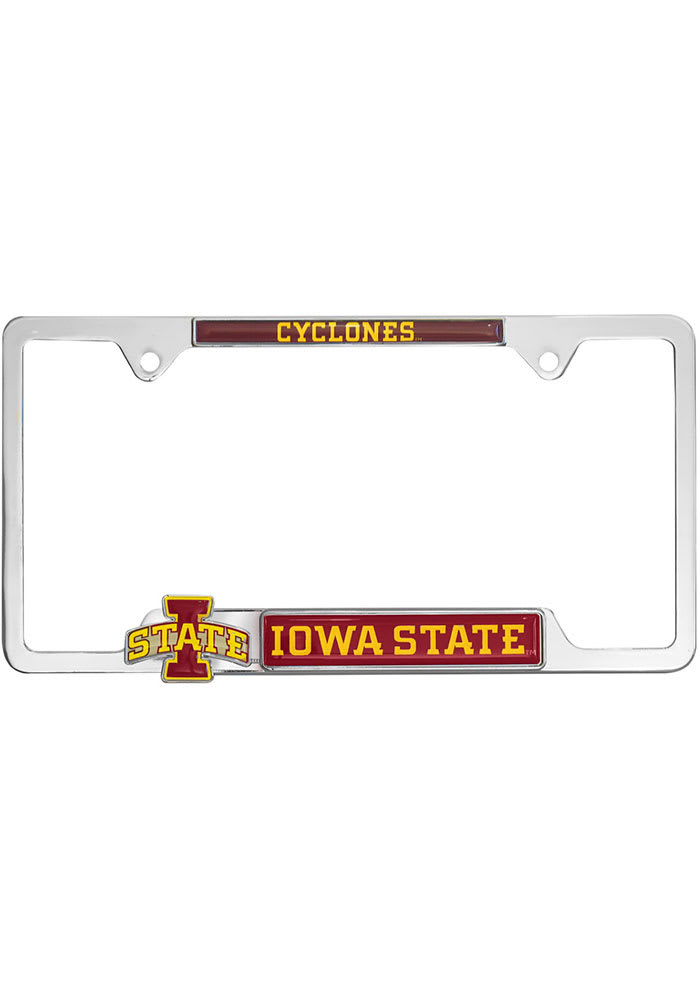 Iowa State Cyclones 3D Metal License Frame