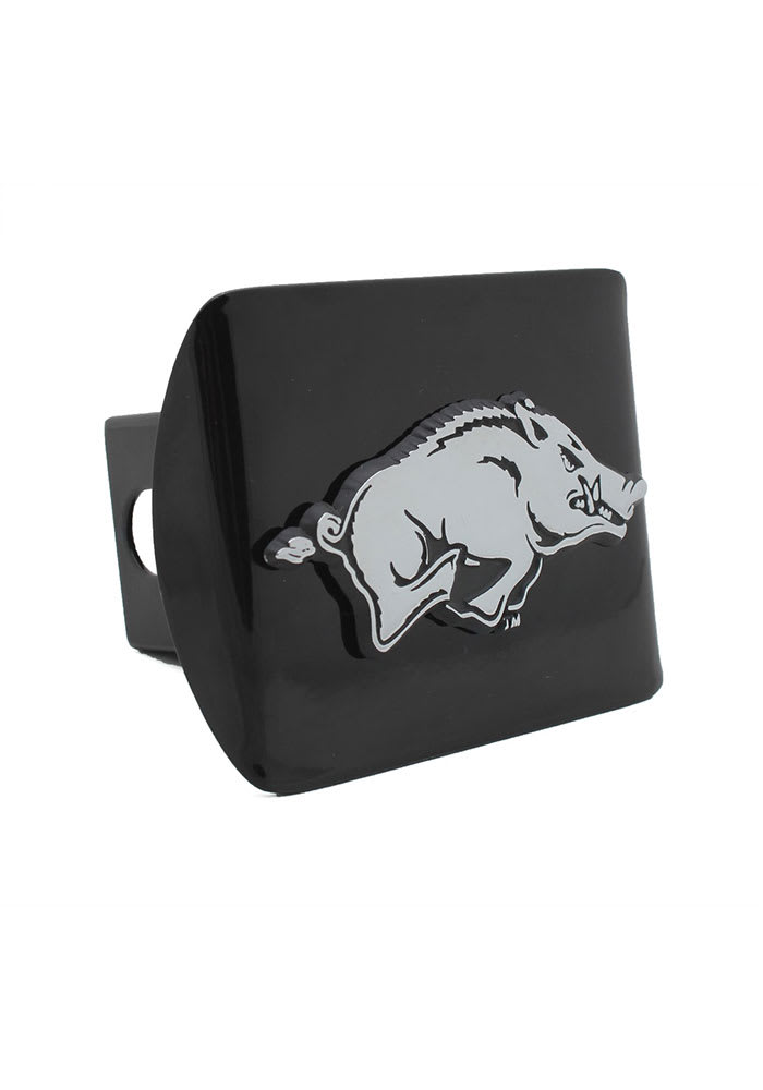 Arkansas Razorbacks Black Metal Hitch Cover