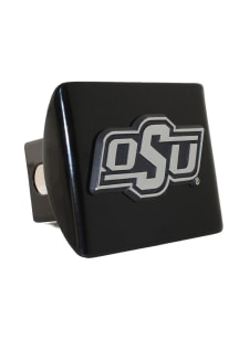 Oklahoma State Cowboys Black Metal Car Accessory Hitch Cover