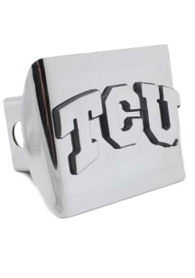 TCU Horned Frogs Chrome Car Accessory Hitch Cover