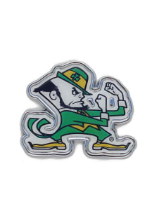 Notre Dame Fighting Irish Color Chrome Car Emblem - Navy Blue