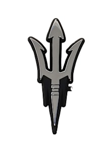 Arizona State Sun Devils Black Trim Car Emblem - Grey