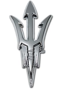 Arizona State Sun Devils Chrome Car Emblem - Silver