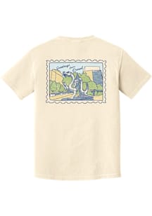 Summit Sportswear Drexel Dragons Womens Ivory Postcard Short Sleeve T-Shirt
