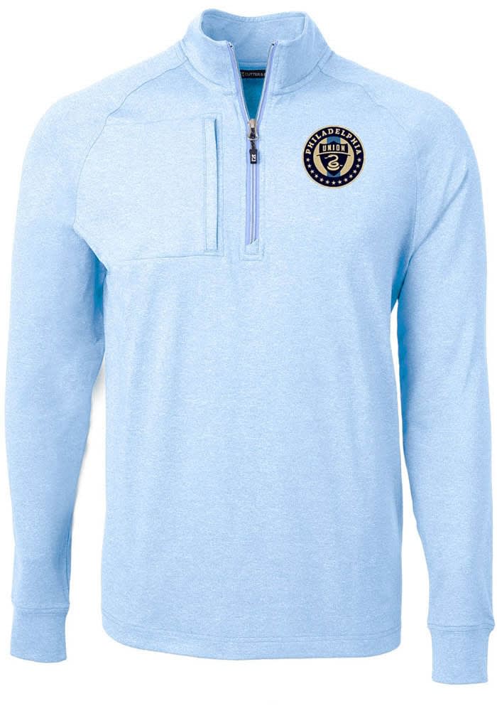 Cutter and Buck Philadelphia Union Mens LIGHT BLUE Adapt Eco