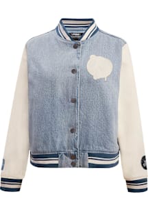 Pro Standard Boston Celtics Womens Blue Varsity Blues Medium Weight Jacket