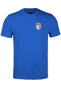 Levelwear USMNT Blue Richmond Core Pride 25 Short Sleeve T Shirt