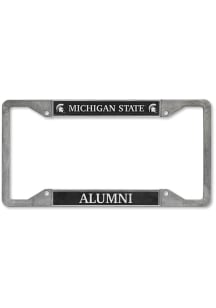 Michigan State Spartans Alumni Pewter License Plate Frame