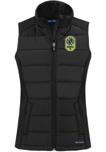 Cutter and Buck Nashville SC Womens Black Evoke Vest