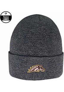 Western Michigan Broncos LogoFit Southpole Mens Knit Hat - Charcoal