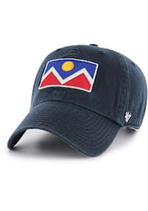 47 Denver City Flag Clean Up Adjustable Hat - Navy Blue