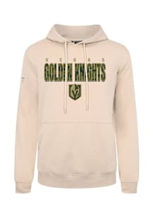 Levelwear Vegas Golden Knights Mens Tan Podium Protect Long Sleeve Hoodie