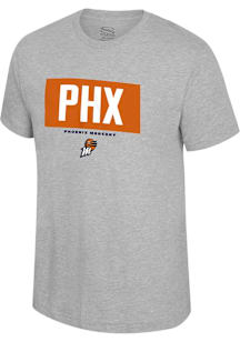 Phoenix Mercury Grey Crossbar Short Sleeve T Shirt