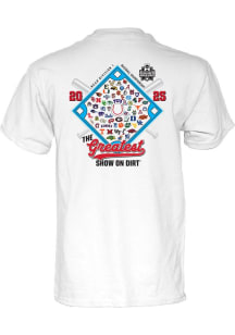 2025 College World Series 64 Team Short Sleeve T Shirt - White