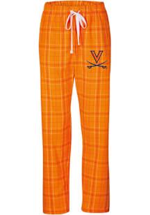 Virginia Cavaliers Womens Orange Haley Loungewear Sleep Pants