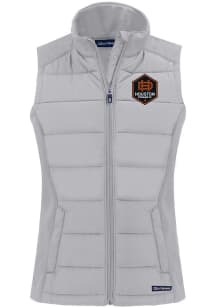 Cutter and Buck Houston Dynamo Womens Grey Evoke Vest