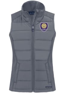 Cutter and Buck Orlando City SC Womens Graphite Evoke Vest