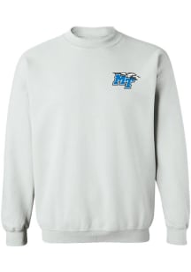 Vive La Fete Middle Tennessee Blue Raiders Womens White Impressions Crew Sweatshirt