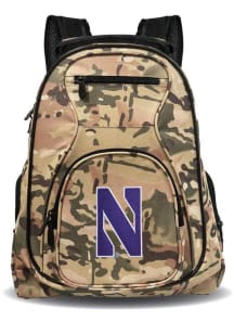 Premium Laptop Northwestern Wildcats Backpack - Purple