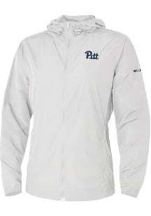 Womens Pitt Panthers White Columbia Heat Seal Prodigy Light Weight Jacket