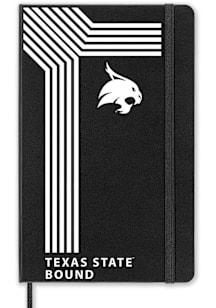 Texas State Bobcats School Bound team logo Notebook and Folder - Black