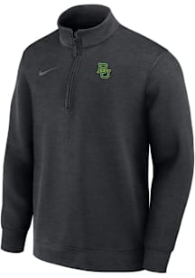 Nike Baylor Bears Mens Black Coach Long Sleeve Qtr Zip Pullover