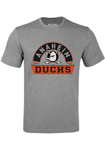 Levelwear Anaheim Ducks Grey Richmond Banner Arch Short Sleeve T Shirt