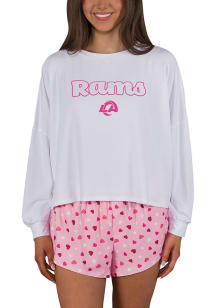 Concepts Sport Los Angeles Rams Womens Pink Lyric PJ Set