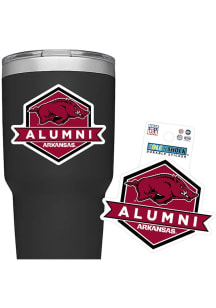 Arkansas Razorbacks 3&quot; Alumni Durable Stickers - Red