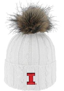 LogoFit Illinois Fighting Illini White Alps Womens Knit Hat