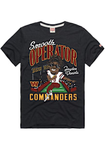 Jayden Daniels Washington Commanders Charcoal Smooth Operator Signature Short Sleeve Fashion Playe..