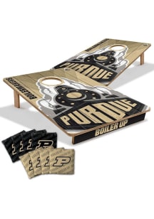 Black Purdue Boilermakers 2x3 Corn Hole
