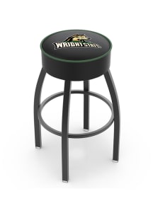 Wright State Raiders Swivel Pub Stool - Black