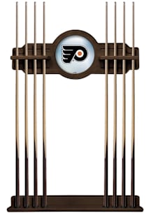Philadelphia Flyers Solid Wood Cue Rack Pool Table
