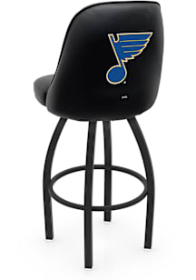 St Louis Blues Padded Swivel Pub Stool - Black