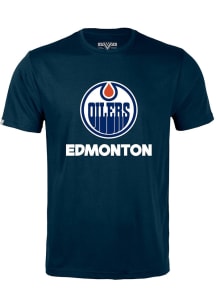 Levelwear Edmonton Oilers Navy Blue Richmond Home Turf Short Sleeve T Shirt
