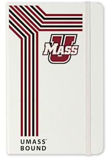 Massachusetts Minutemen School Bound team logo Notebook and Folder - White