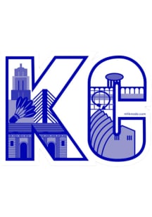 Kansas City Letters Stickers