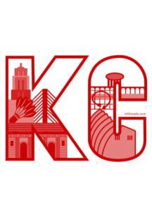 Kansas City Letters Design Stickers