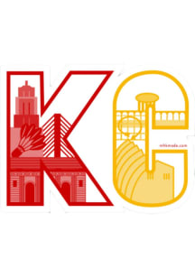 Kansas City Letters Stickers