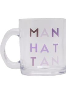 Manhattan Man Hat Ceramic Mug - Purple