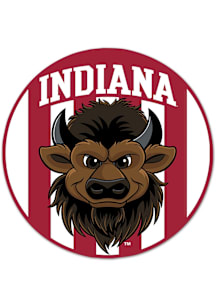 Indiana Hoosiers Bison Sign - Red