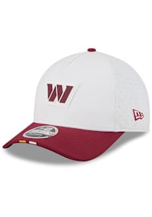 New Era Washington Commanders 2025 NFL Training Camp 9FORTY M-Crown A-Frame Adjustable Hat - White