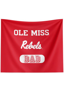 Ole Miss Rebels Dad 34x40 Tapestry Blanket