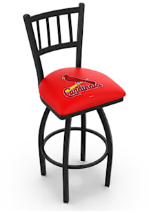 St Louis Cardinals Swivel Counter Pub Stool - Black