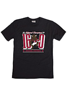 Indiana Hoosiers Youth Black 2025 College Football National Champions Bison 16-0 Short Sleeve T-Sh..