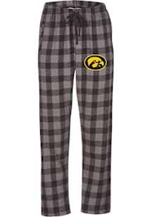 Iowa Hawkeyes Womens Charcoal Haley Flannel Loungewear Sleep Pants